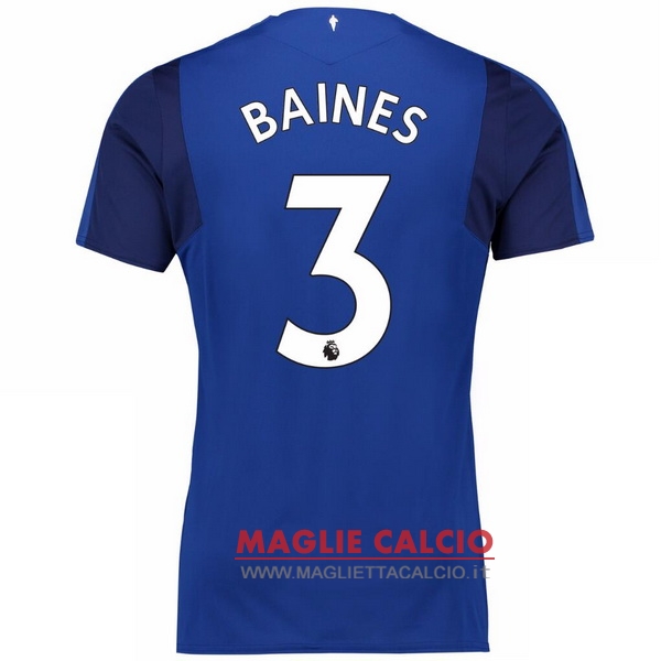 nuova maglietta everton 2017-2018 baines 3 prima